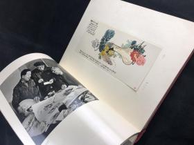 上海1949 1959 五九年八開(kāi)精裝布面畫集,上海當(dāng)時(shí)景物時(shí)事事件藝術(shù),彩色畫面多為貼頁(yè)式裝幀,更有娟面彩印貼頁(yè) 上海畫冊(cè)編輯委員會(huì)